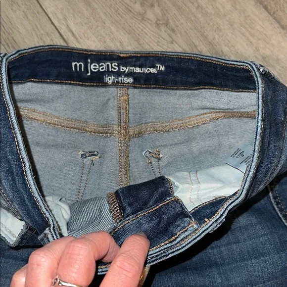 Excellent Condition Maurice’s high rise  Flare Jeans size 8 - Picture 6 of 12